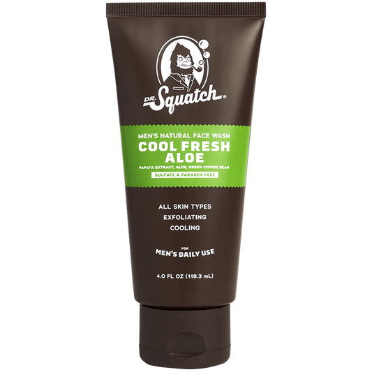 Dr. Squatch cool fresh aloe natural face wash
