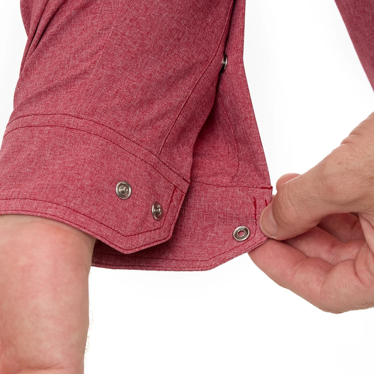 GameGuard Crimson Pearl Snap Shirt | Long Sleeve