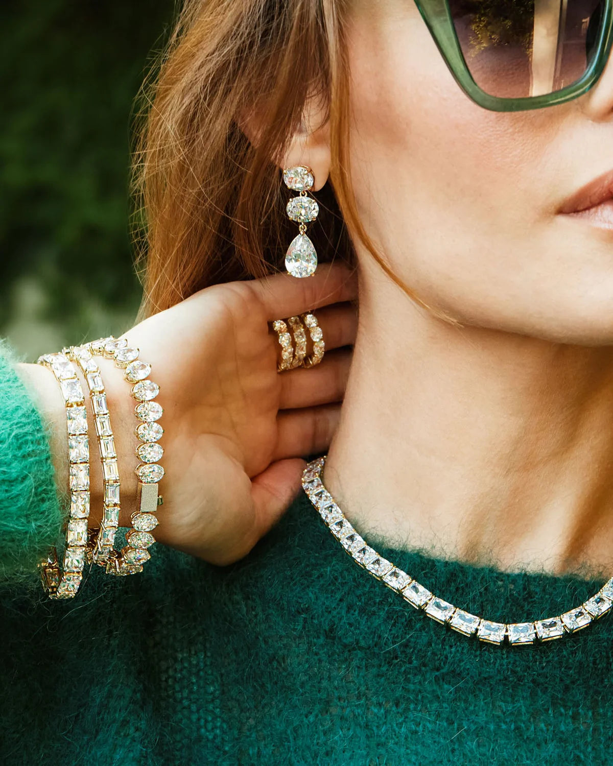 Melinda Maria Hello Gorgeous Tennis Bracelet