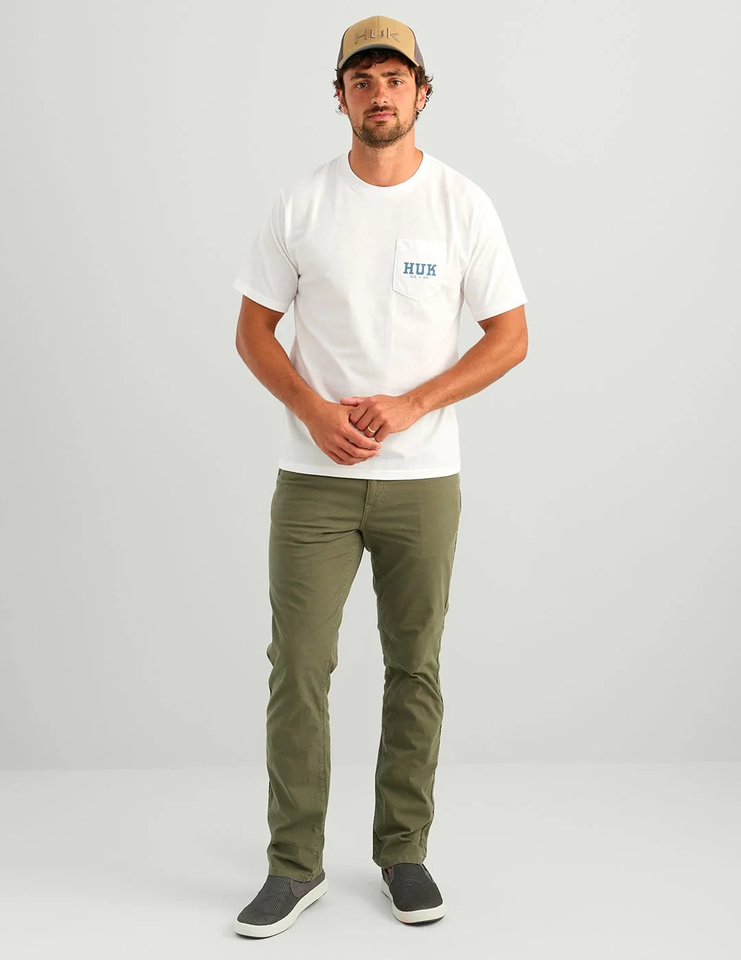 HUK Lab Sketch Short Sleeve Pocket Tee