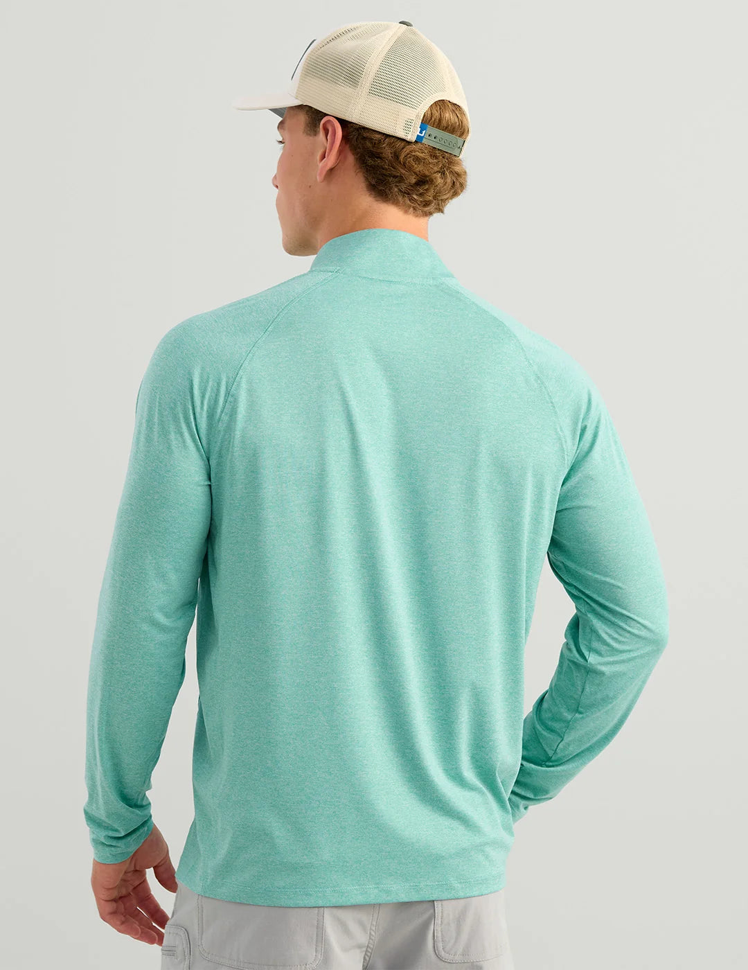 HUK Airweight Heather 1/4 Zip