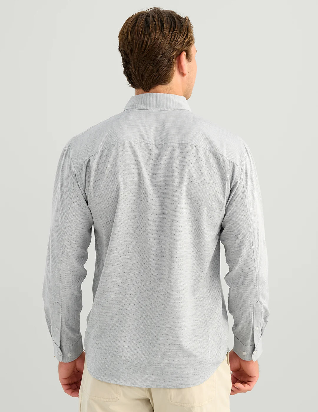 HUK Tide Point Heathered Ripstop Button-Down