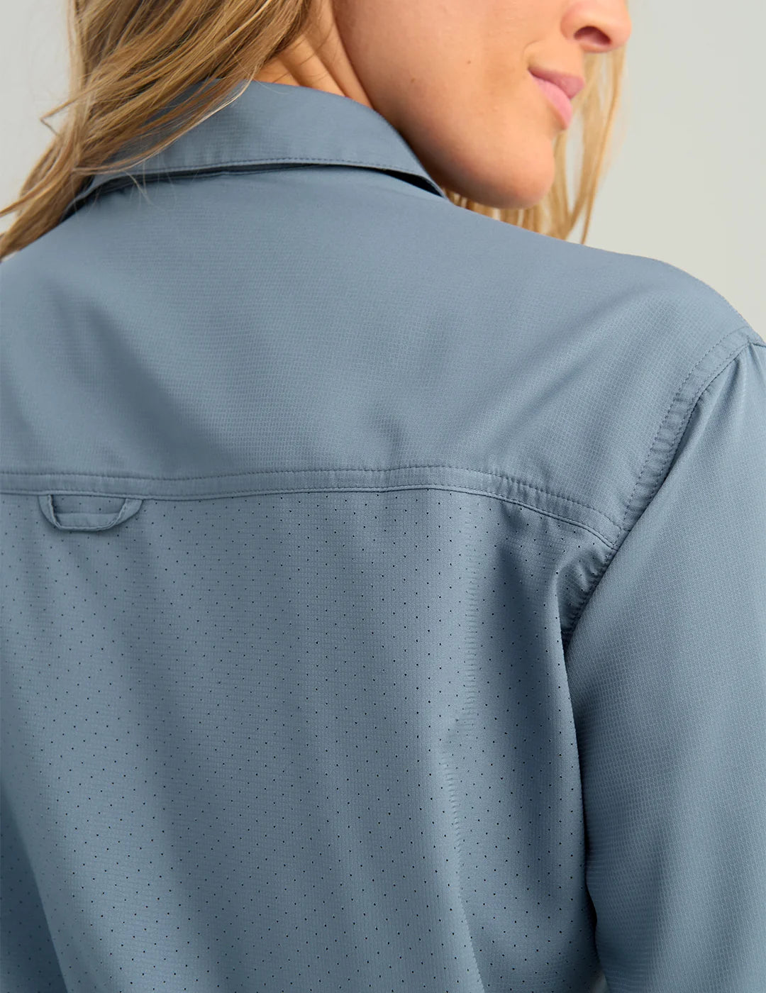 HUK Womens Tide Point Oversized Shirt