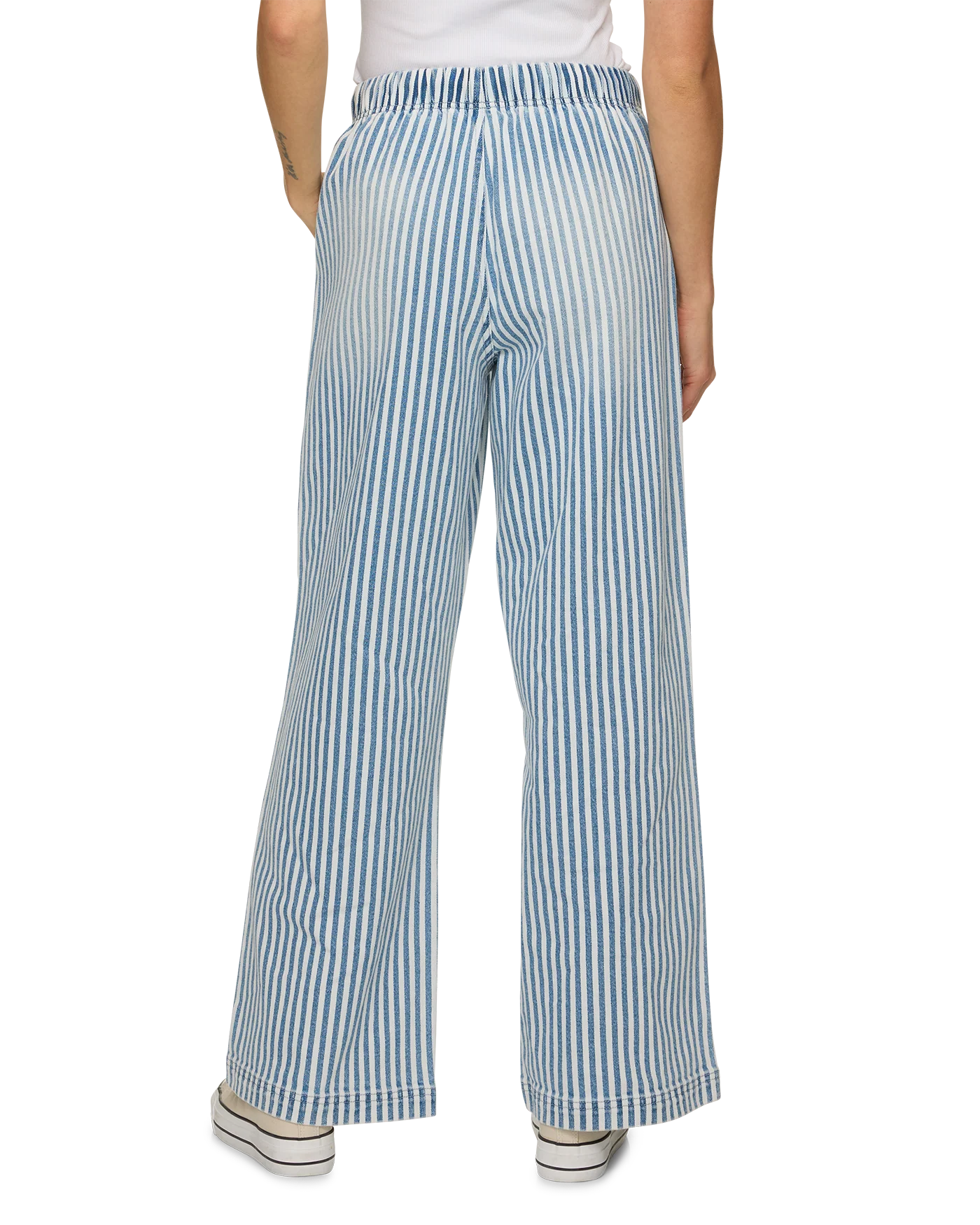 TRIANA WIDE LEG PANT Railroad Stripe