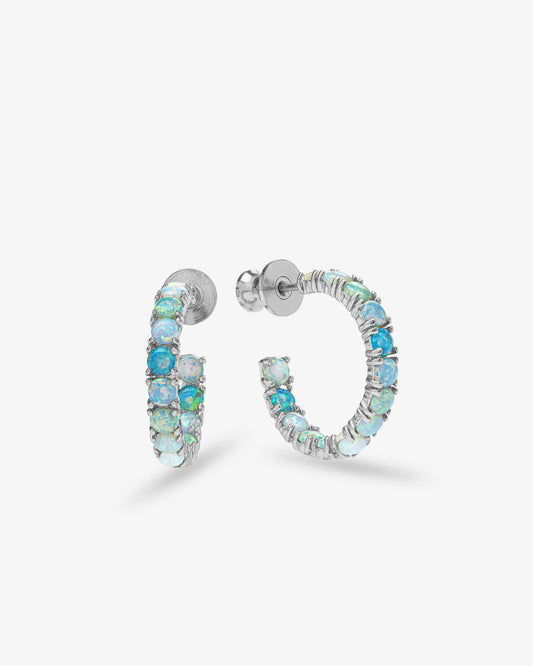 Melinda Maria Heiress Ombre Hoops .75"