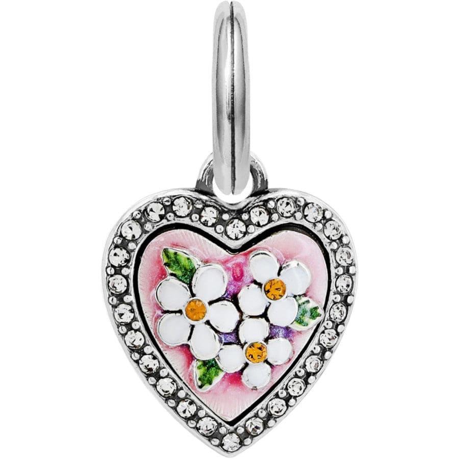 Brighton Blooming Heart Charm