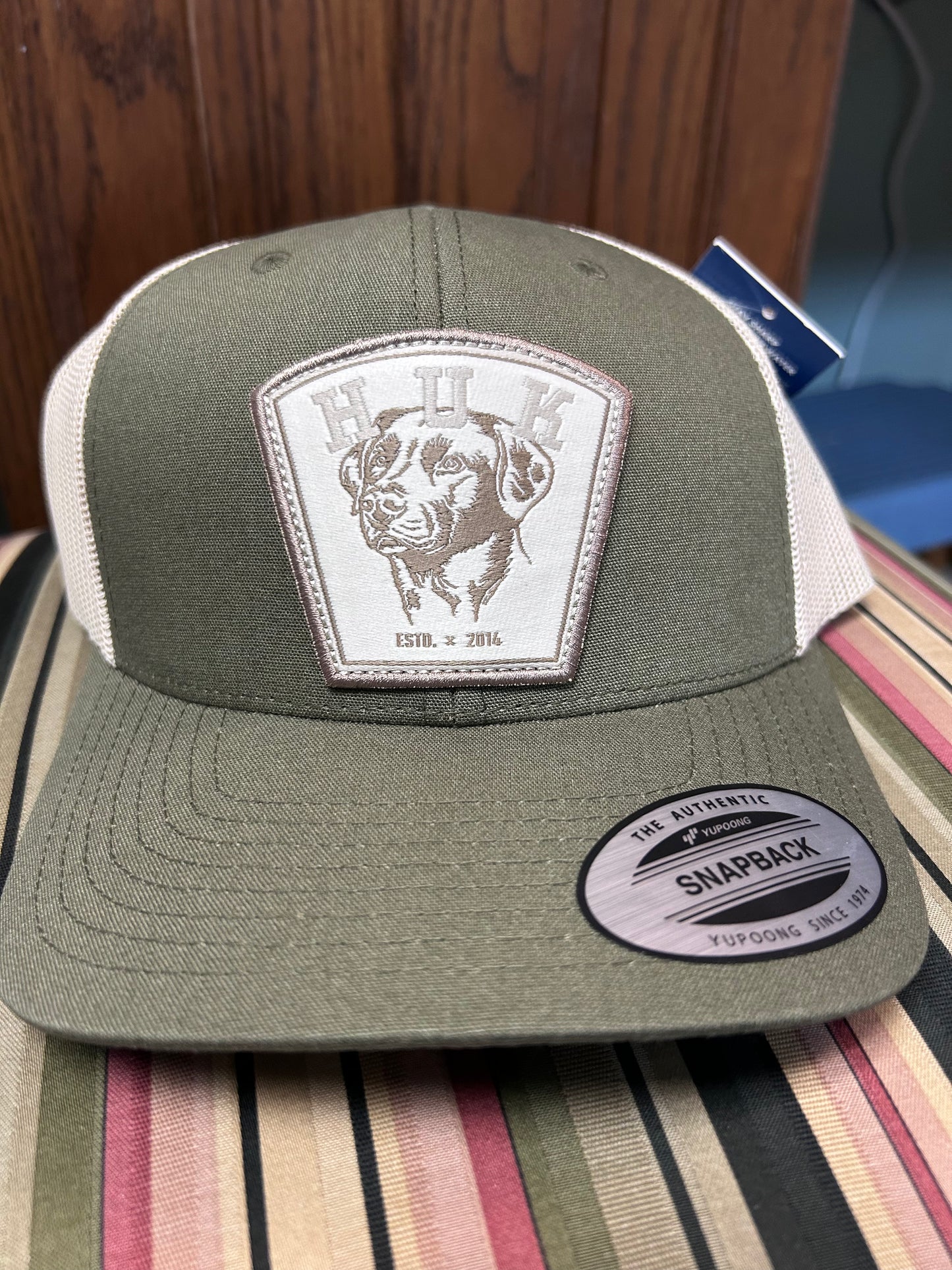 HUK LAB PATCH TRUCKER HAT
