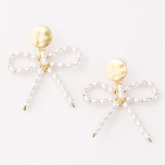 Gold Blair bow Earrings