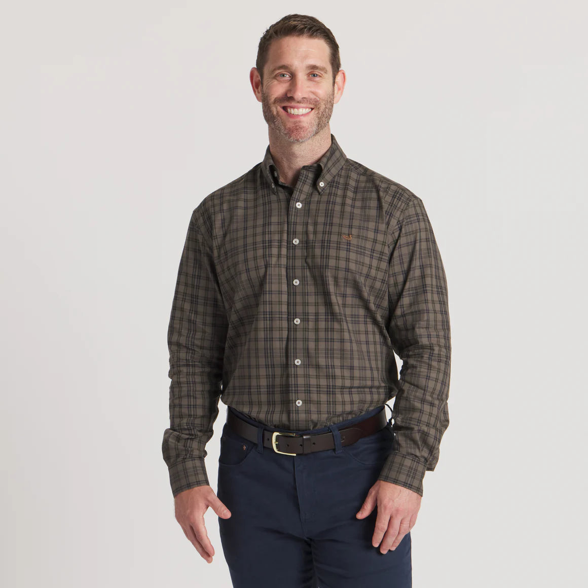 Southern Marsh Barnstable Lines Performance Dress Shirt