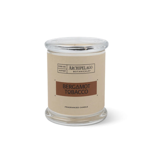 Archipeligo Botanicals Bergamot Tobacco Jar Candle