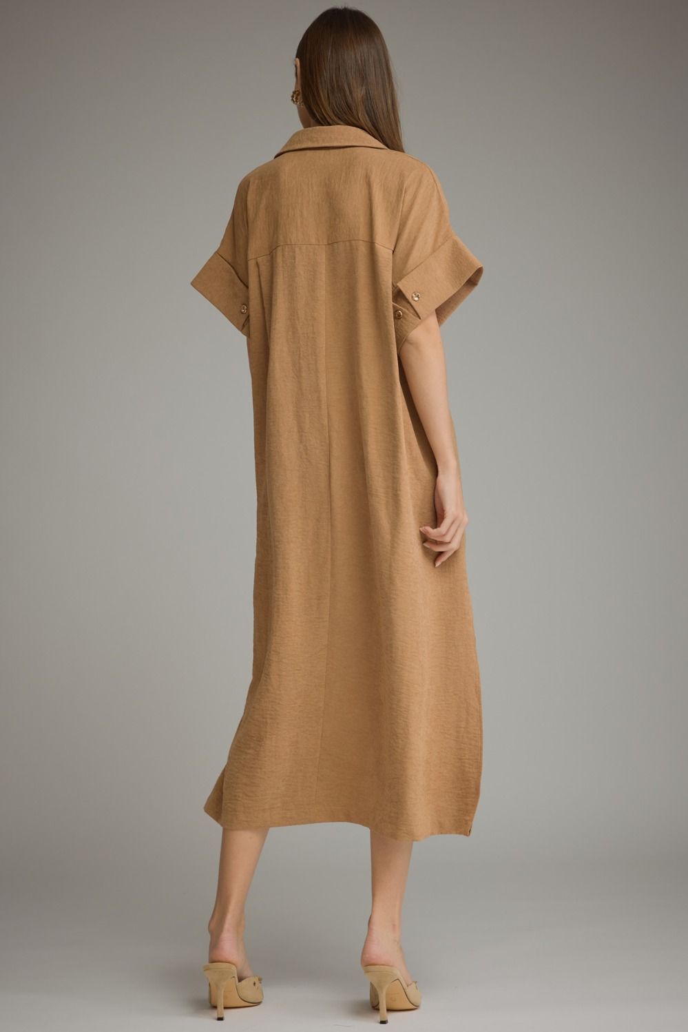 Camel Shirt Dress