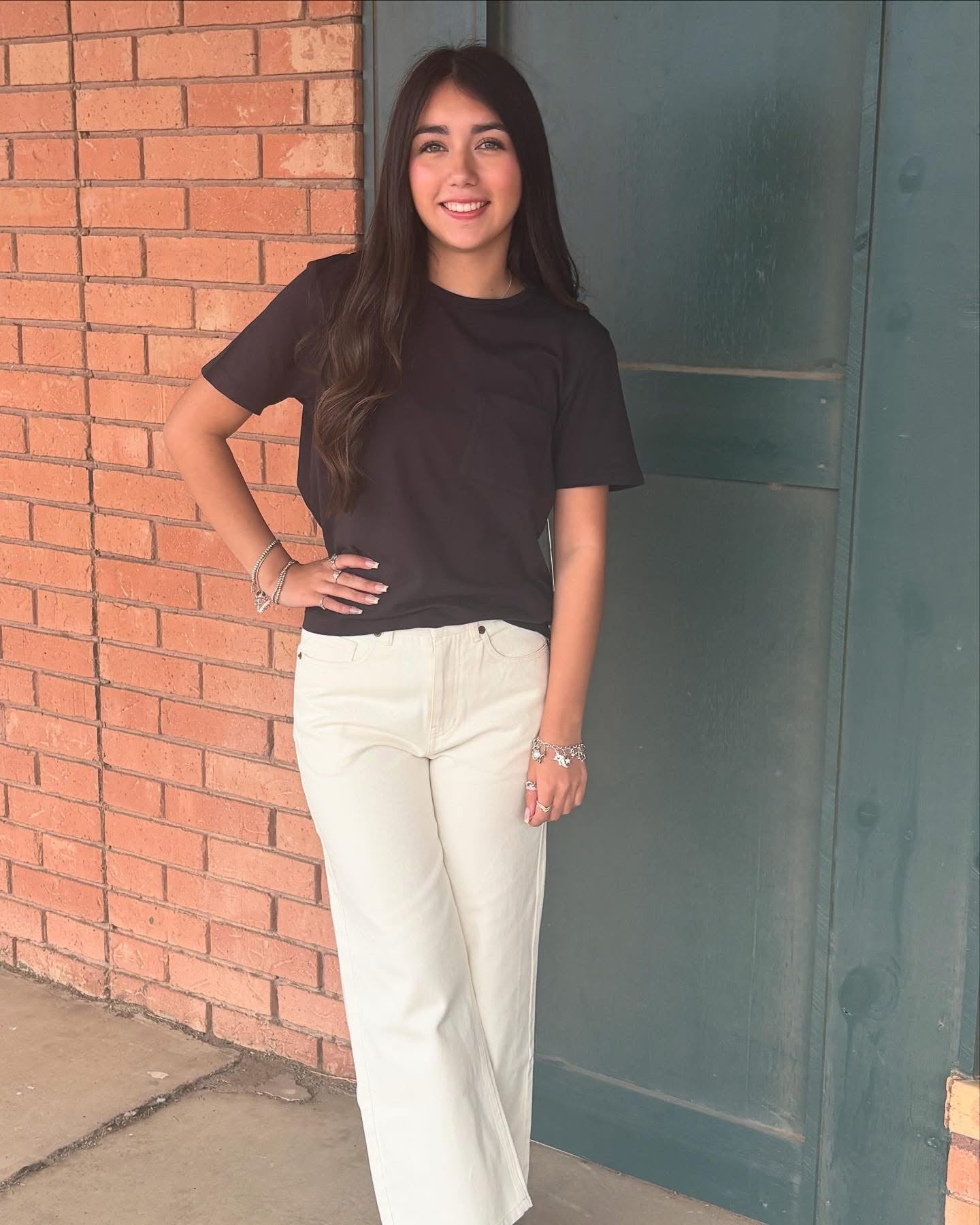 Brixton Margo Cropped 5-Pocket Pant - Off White