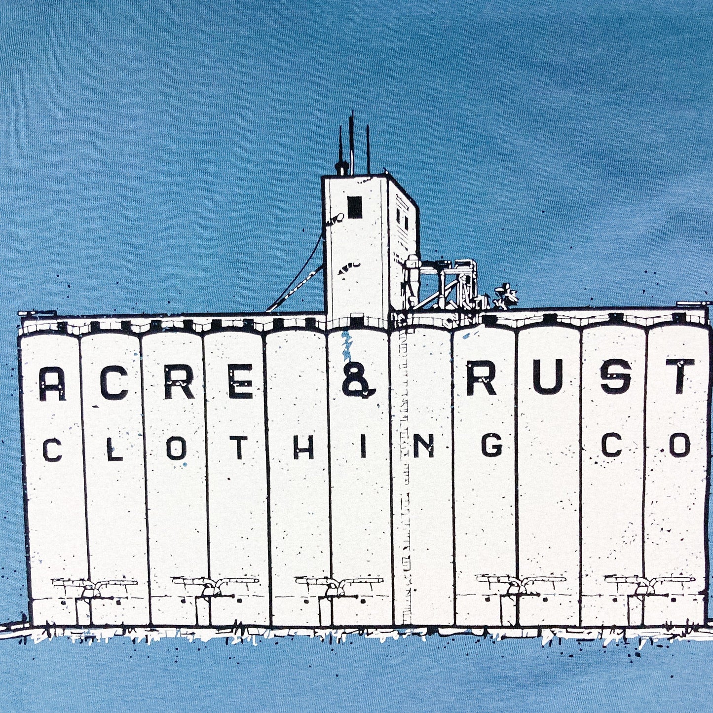 Acre + Rust  Grain Elevator Long Sleeve T-Shirt