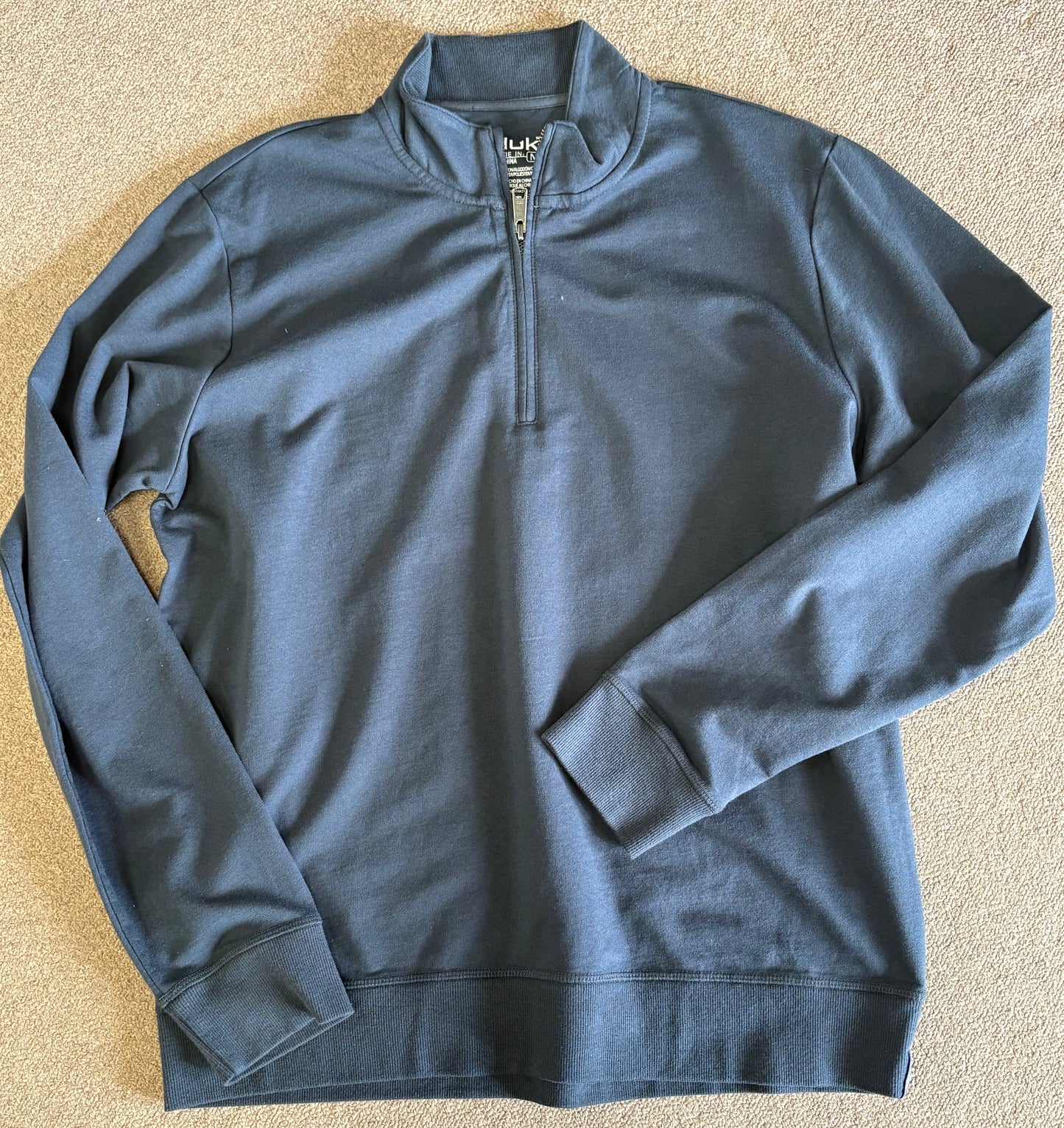 HUK EDISTO 1/4 ZIP TERRY