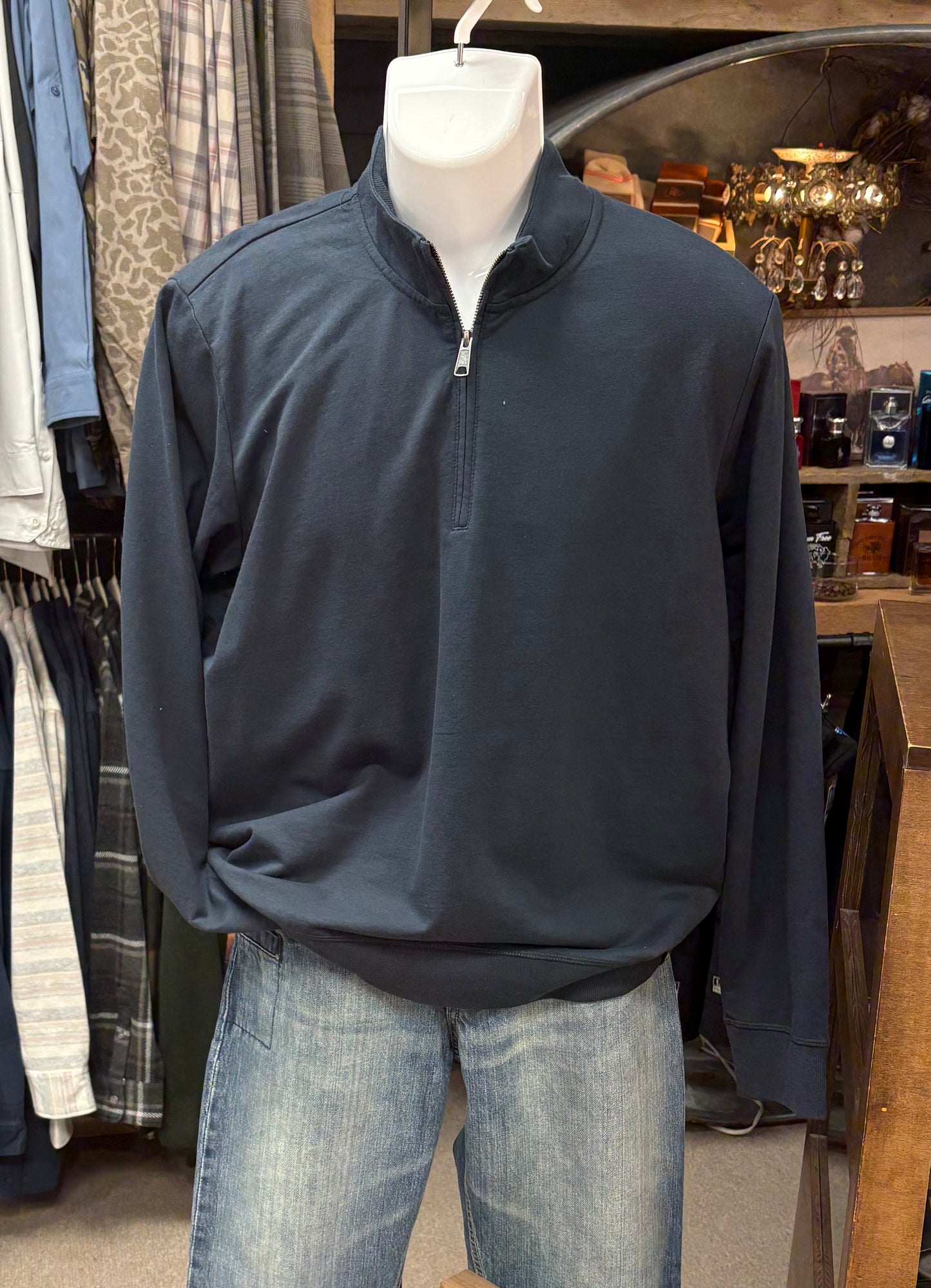 HUK EDISTO 1/4 ZIP TERRY