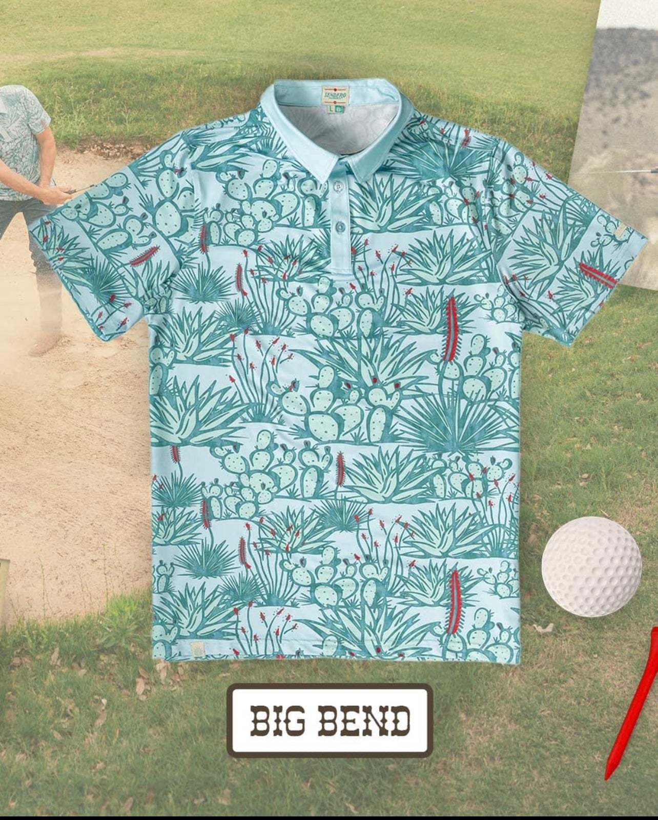 High Noon Performance Polo-Big Bend