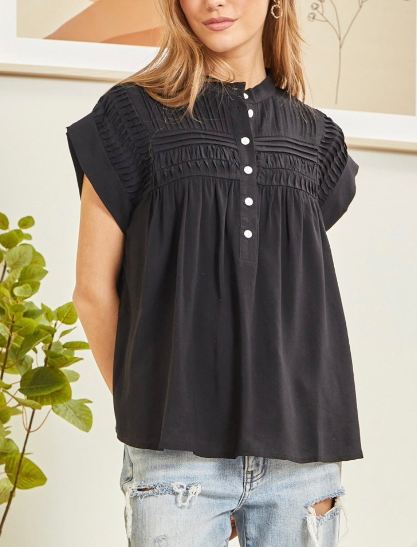 Easy Solid Top (Black or Ivory)