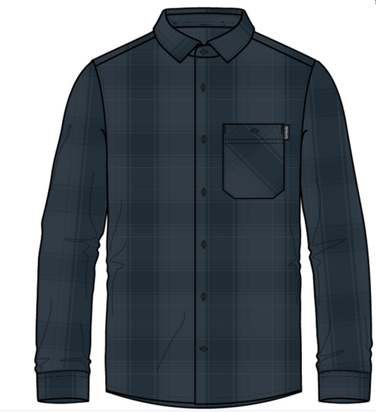 HUK STONO JACQUARD KNIT SHIRT