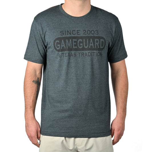 Game Guard Logo CHARCOAL GRAPHIC TEE