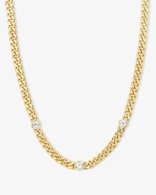 Melinda Maria Julian Triple Diamond Necklace