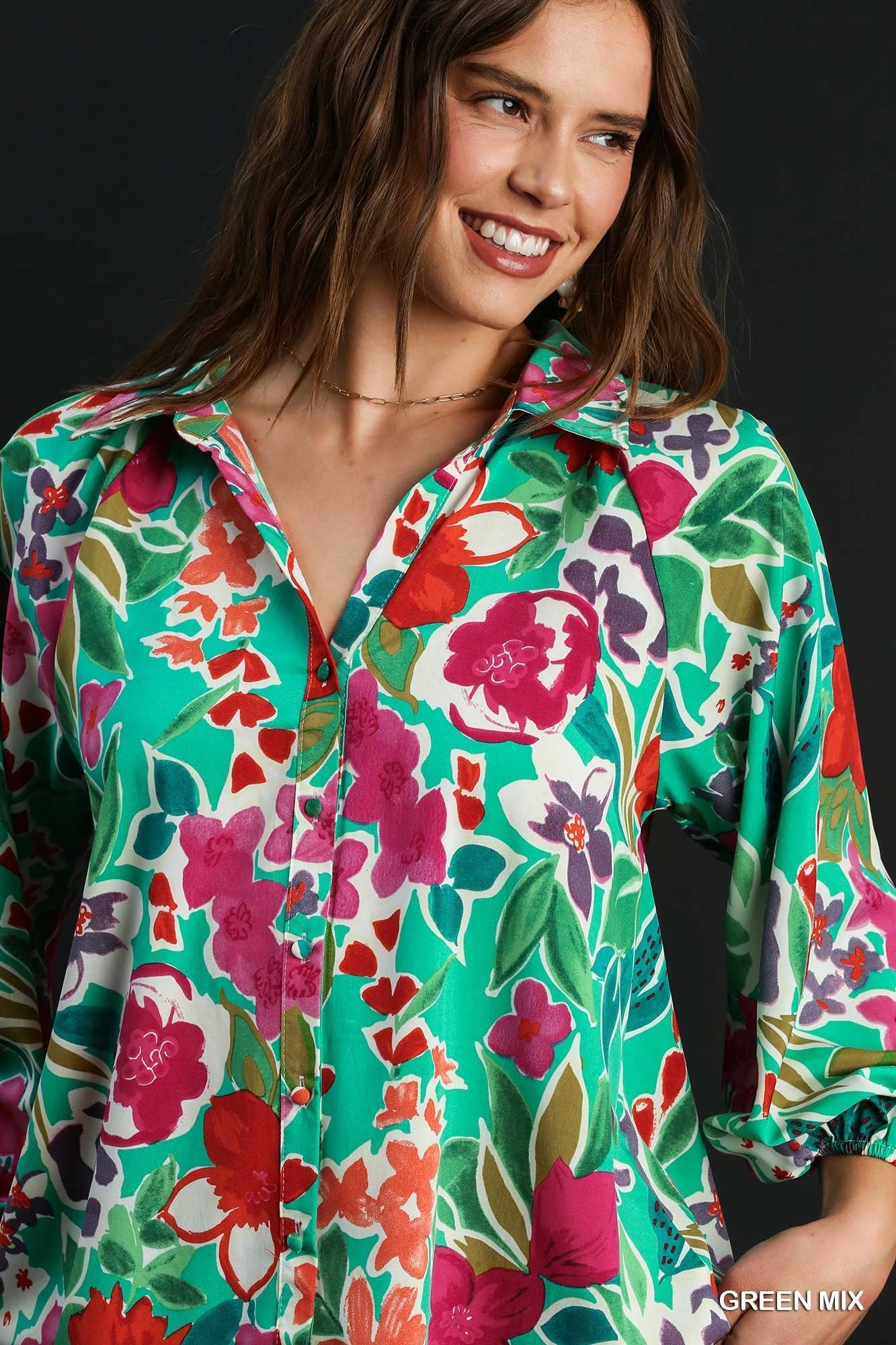 Garden Bloom Tunic Top