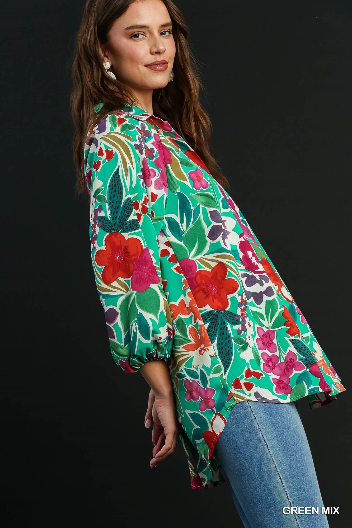 Garden Bloom Tunic Top