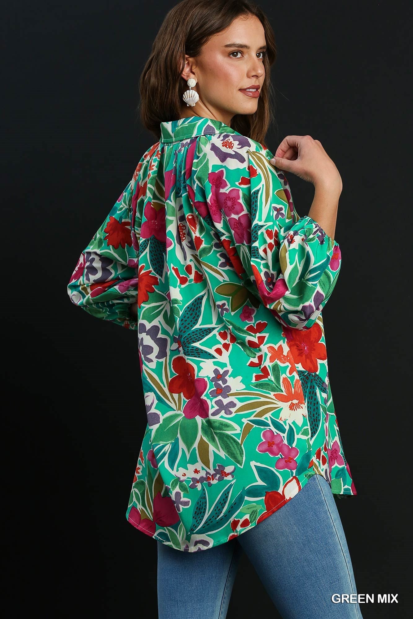 Garden Bloom Tunic Top