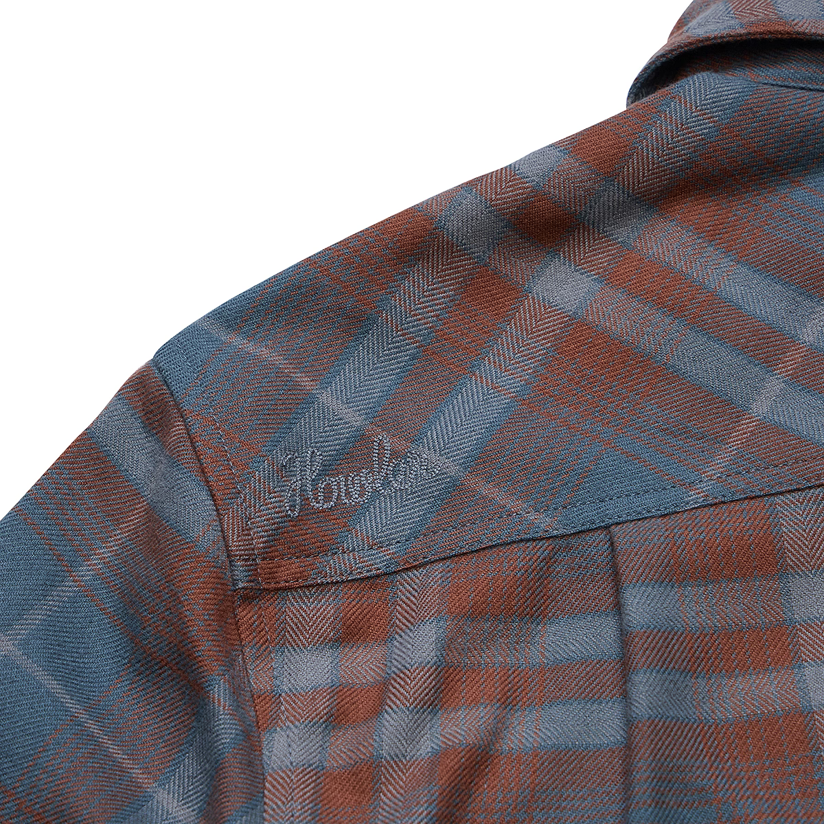 Howler Bros Harker's Flannel: Kempton Plaid Dark Slate