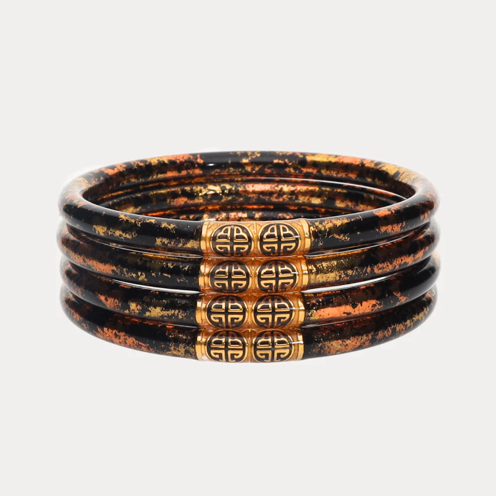 BuDHa Girl KOI LEOPARD ALL WEATHER BANGLE® (AWB®) - SET OF 4