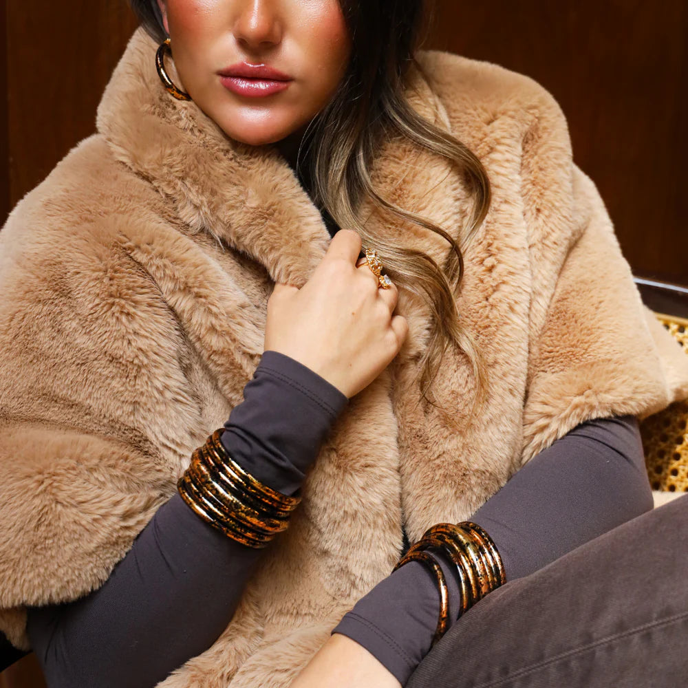 BuDHa Girl KOI LEOPARD ALL WEATHER BANGLE® (AWB®) - SET OF 4