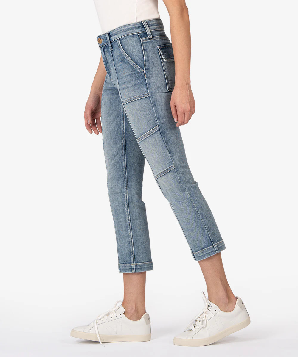 KUT from the KLOTH Reese Mid Rise Crop Straight Leg