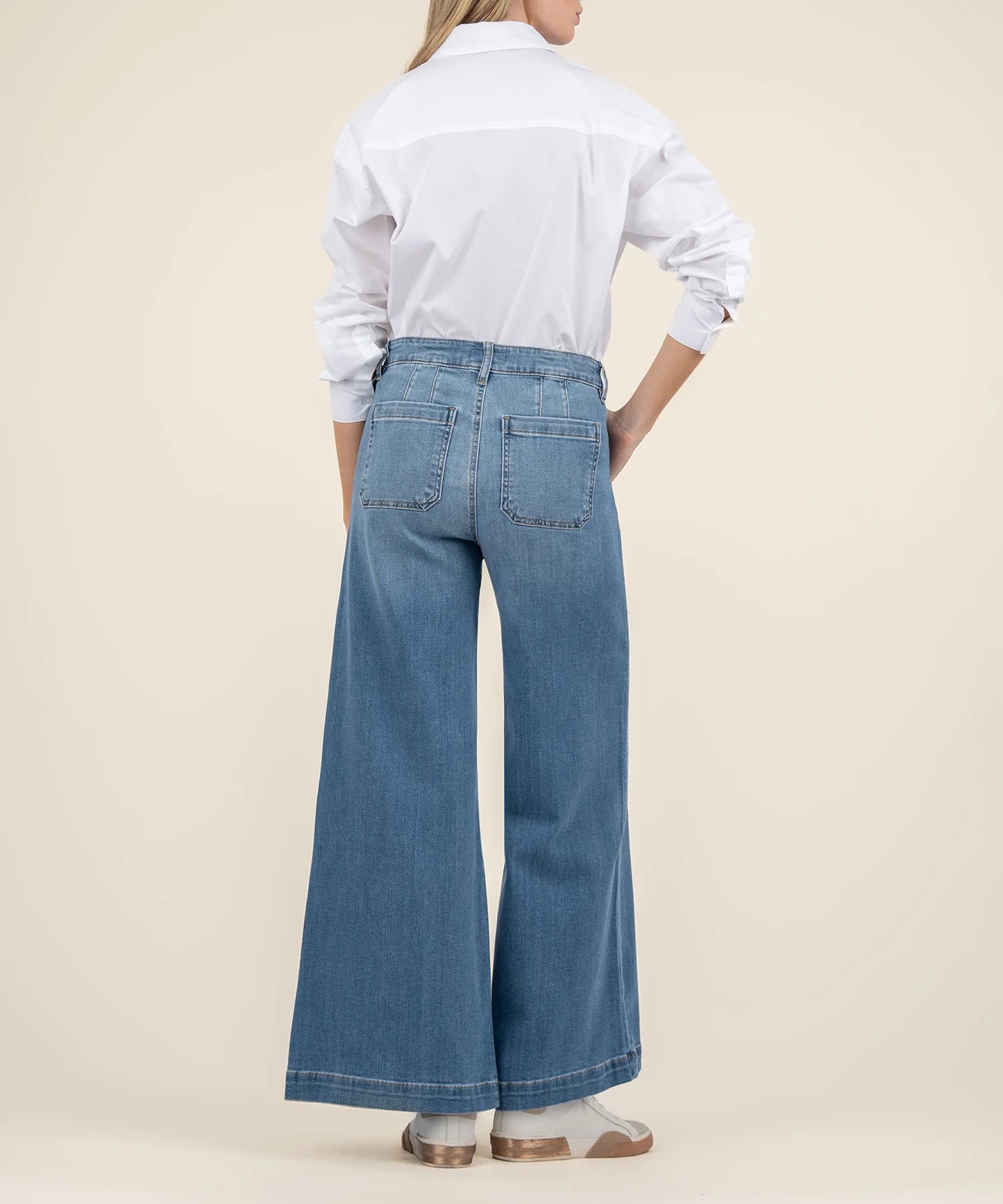 Kut from the Kloth Goldie High Rise Super Wide Leg