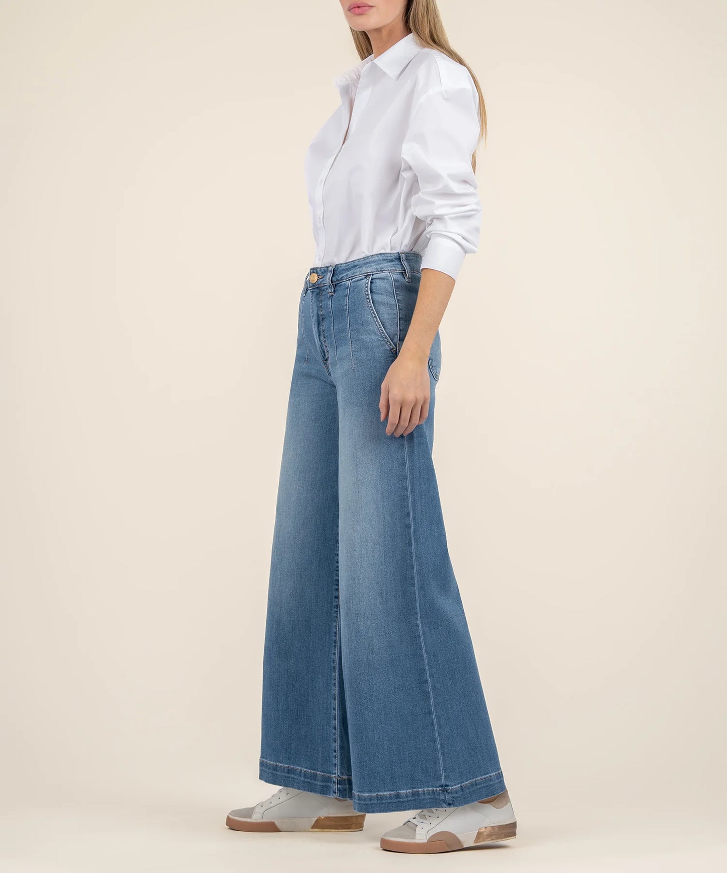 Kut from the Kloth Goldie High Rise Super Wide Leg