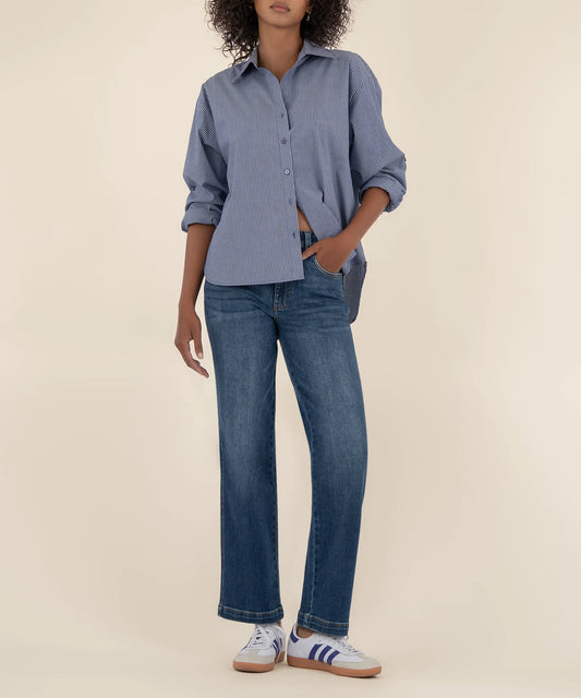 Kut from the Kloth Pattie High Rise Straight Leg