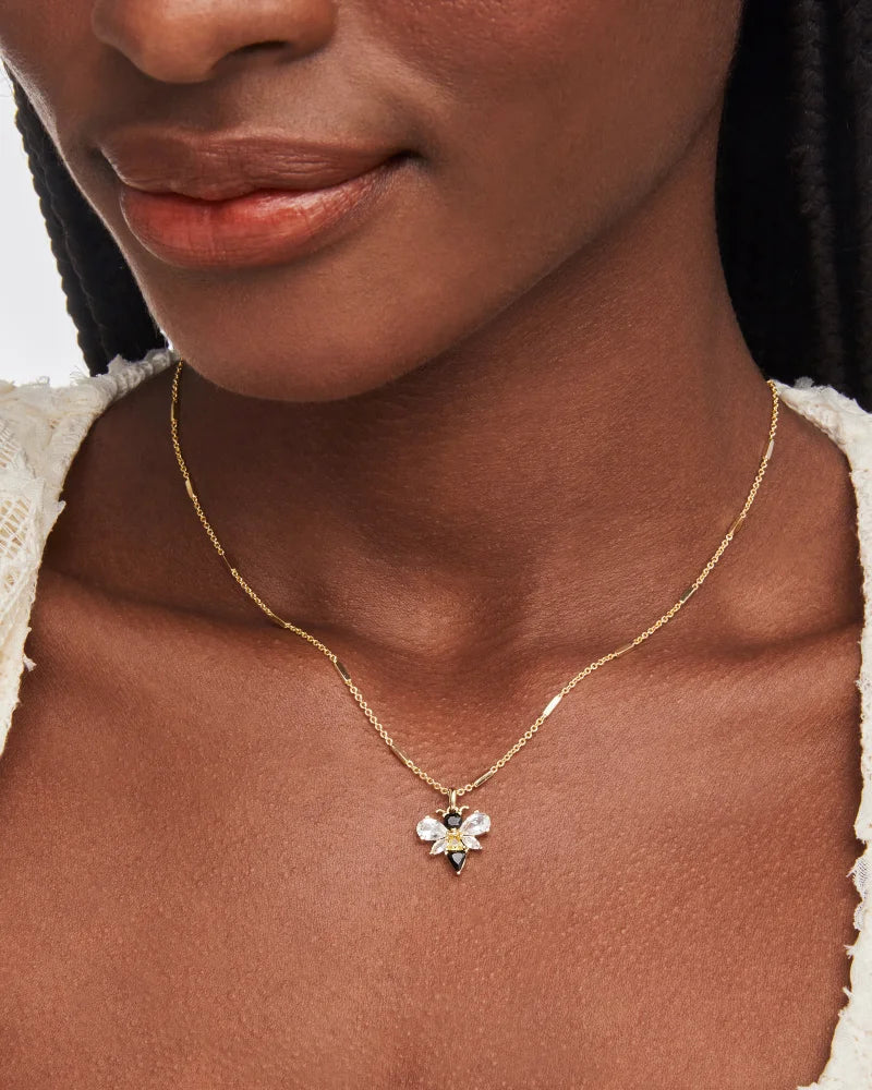 Kendra Scott Bee Short Pendant Necklace