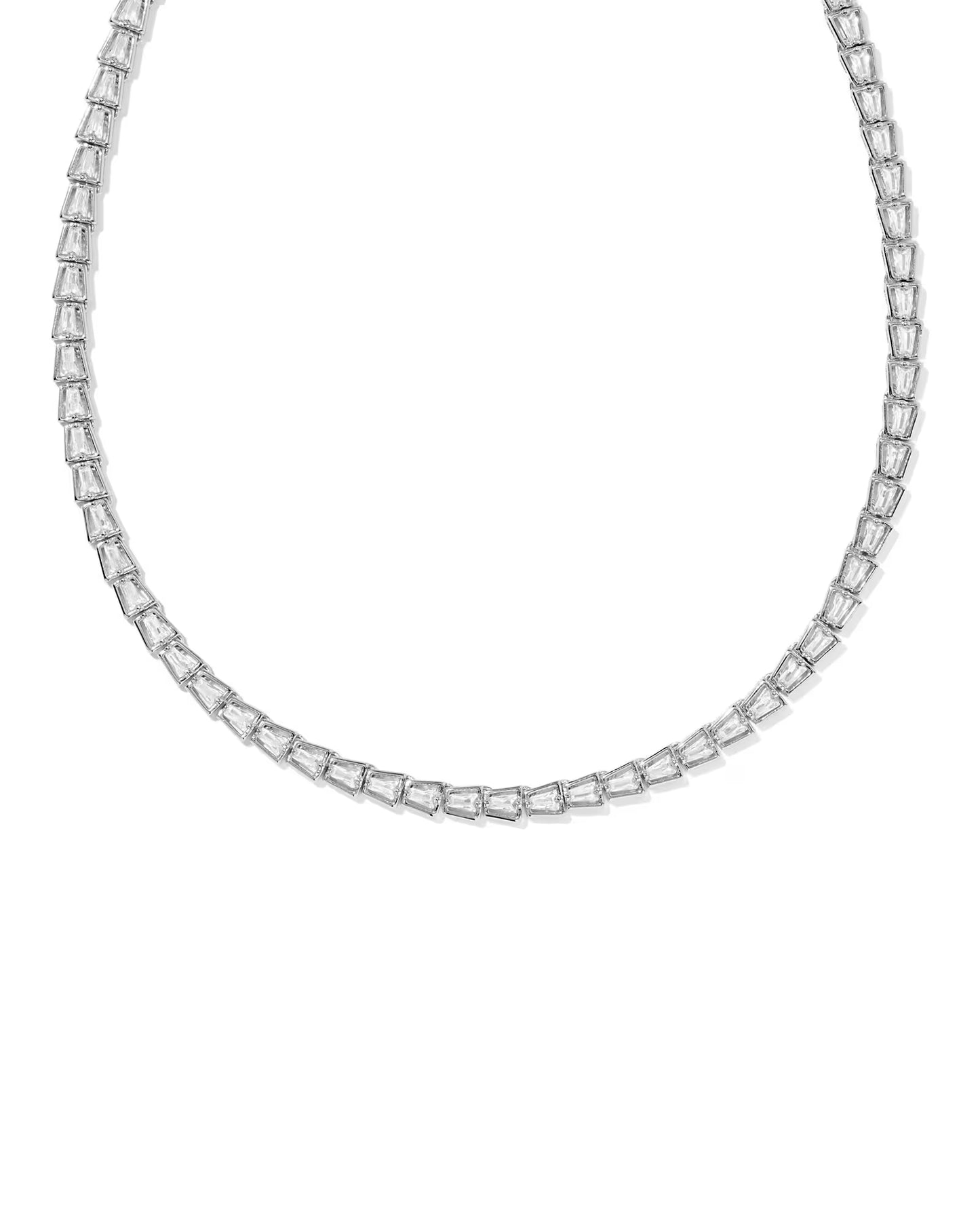 Kendra Scott Bella Silver Tennis Necklace