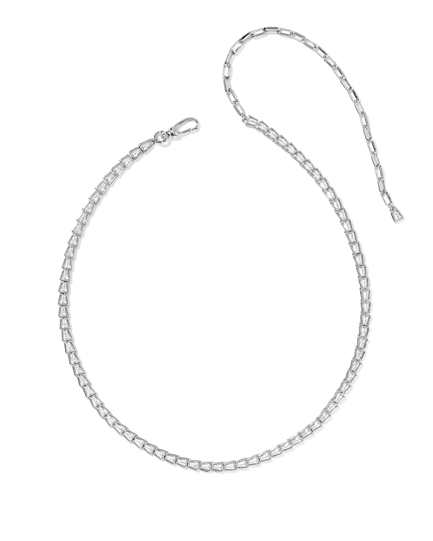 Kendra Scott Bella Silver Tennis Necklace
