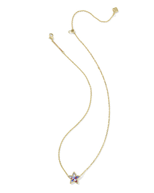Kendra Scott Cassidy Gold Short Pendant Necklace
