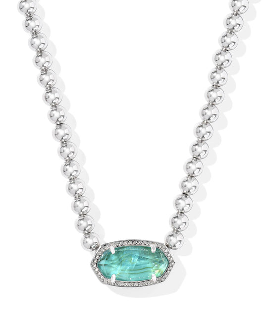 Kendra Scott Elisa Silver Beaded Necklace