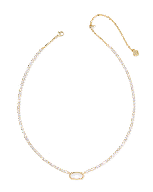 Kendra Scott Elisa Gold Tennis Necklace