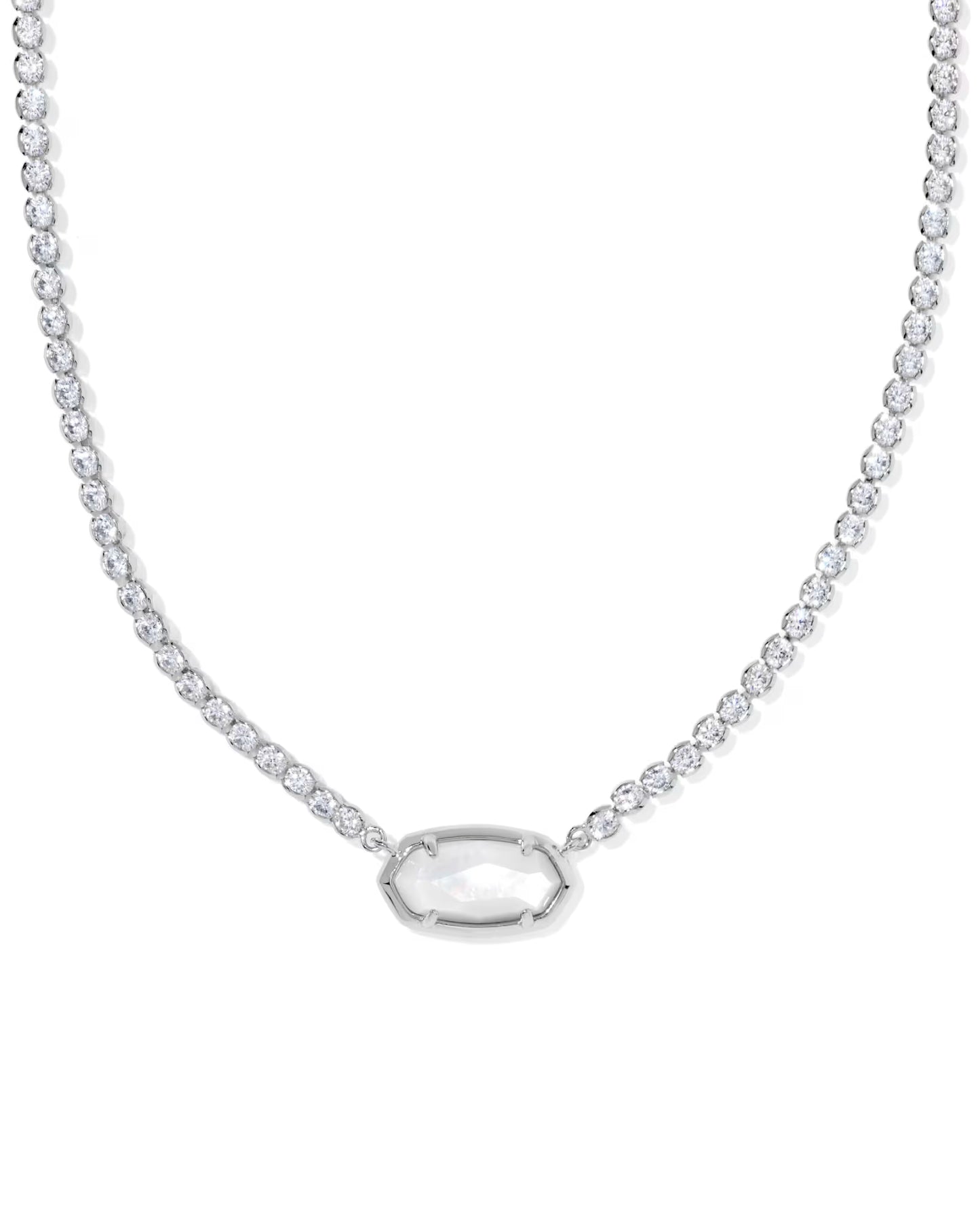 Kendra Scott Elisa Silver Tennis Necklace