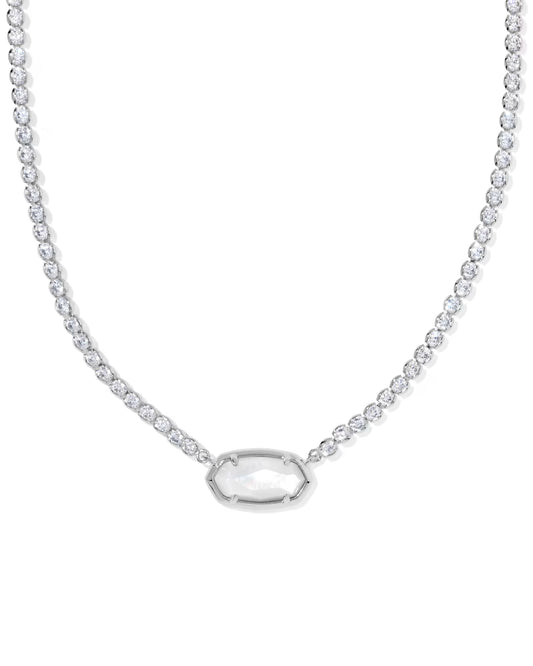 Kendra Scott Elisa Silver Tennis Necklace