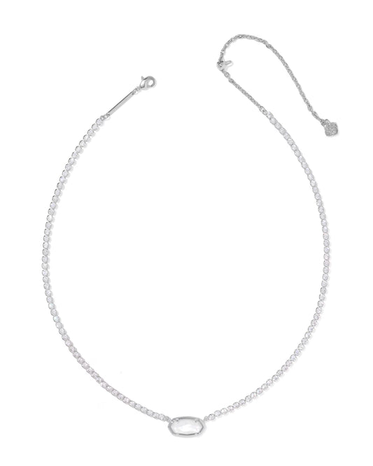 Kendra Scott Elisa Silver Tennis Necklace