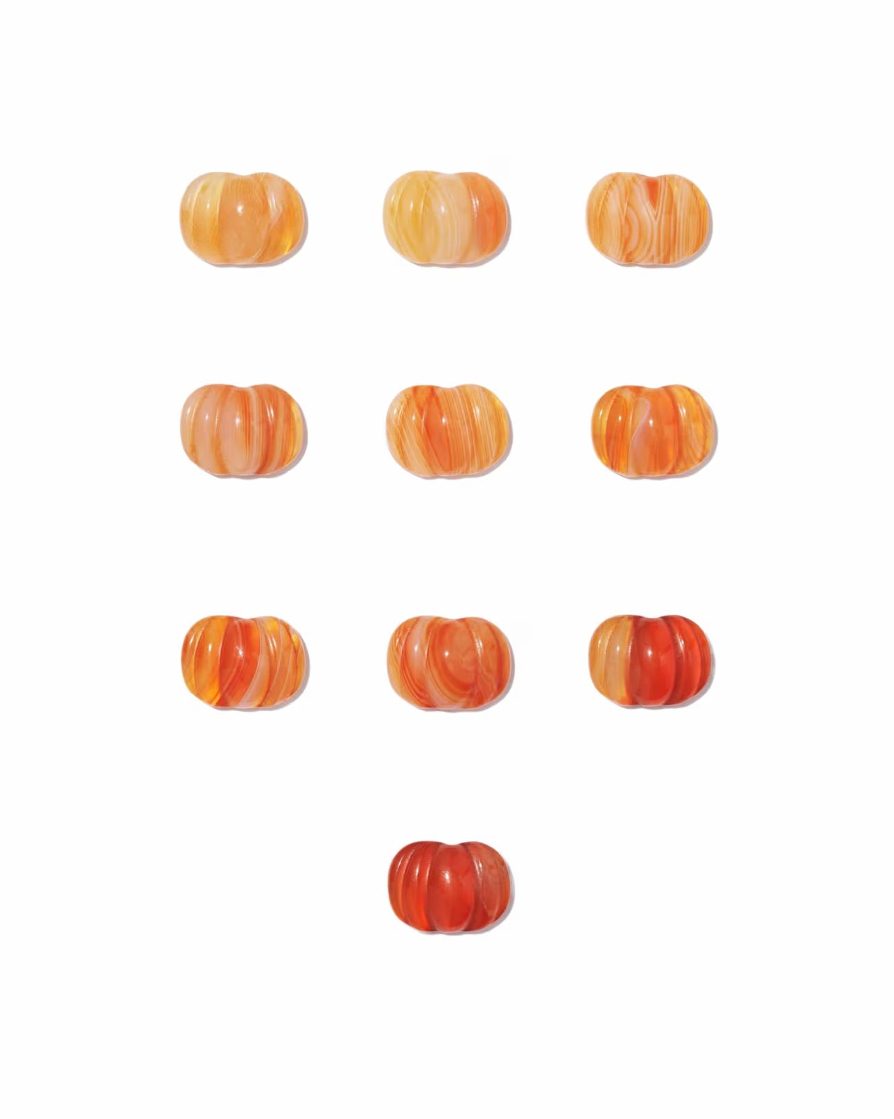 Kendra Scott Pumpkin Silver Short Pendant Necklace