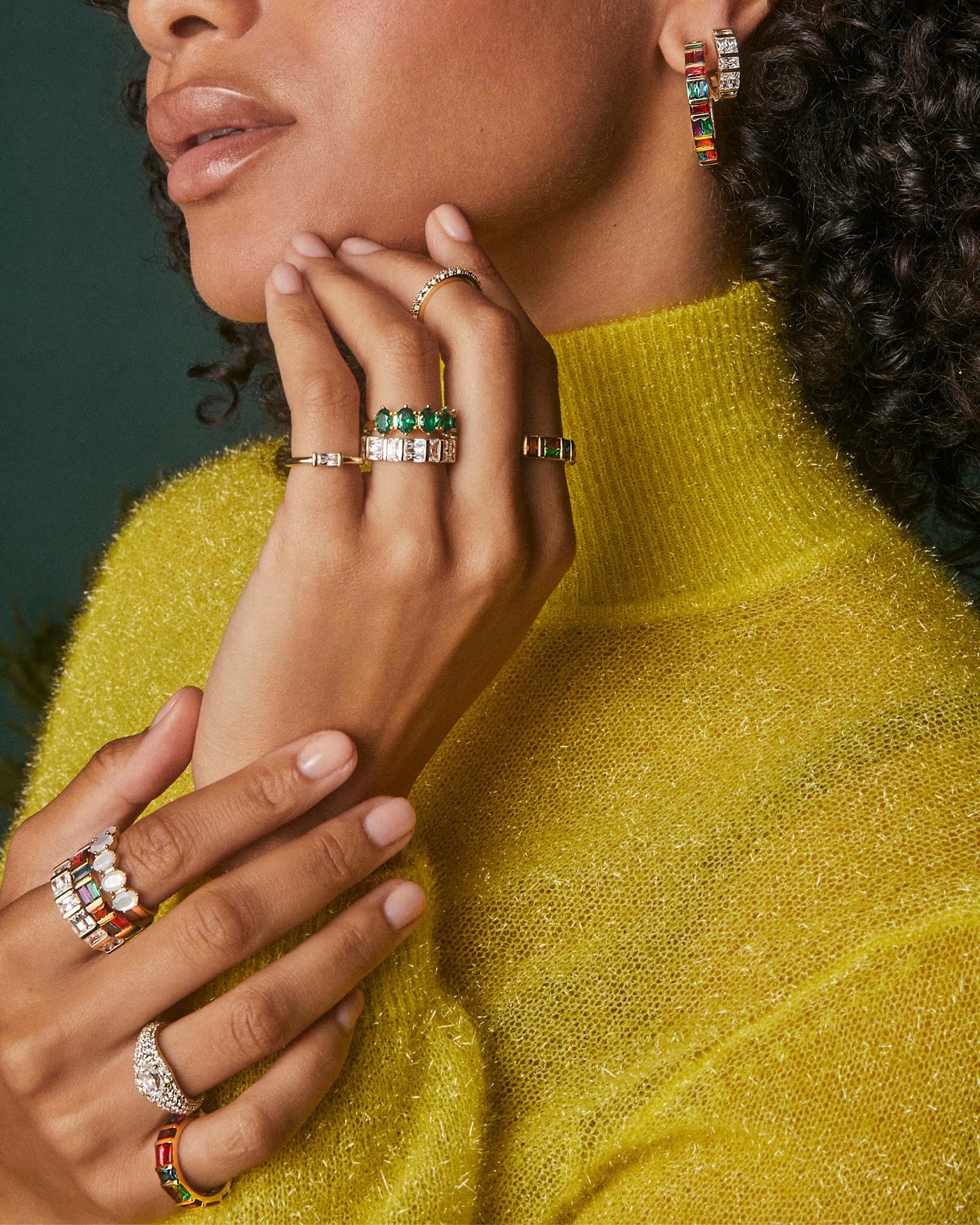 Kendra Scott Jamie Gold Band Ring Multi Mix