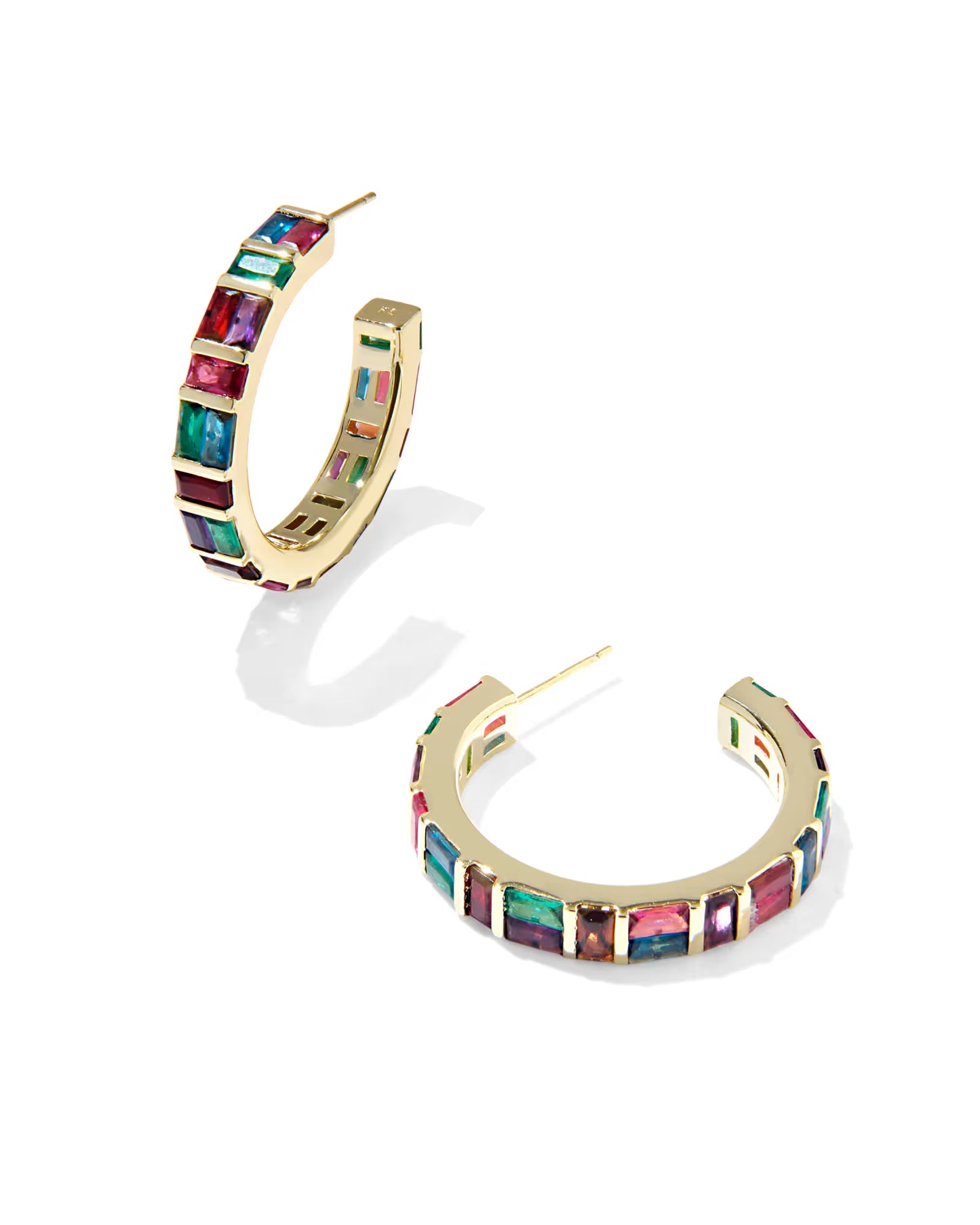 Kendra Scott Jamie Gold Hoop Earrings Multi Mix