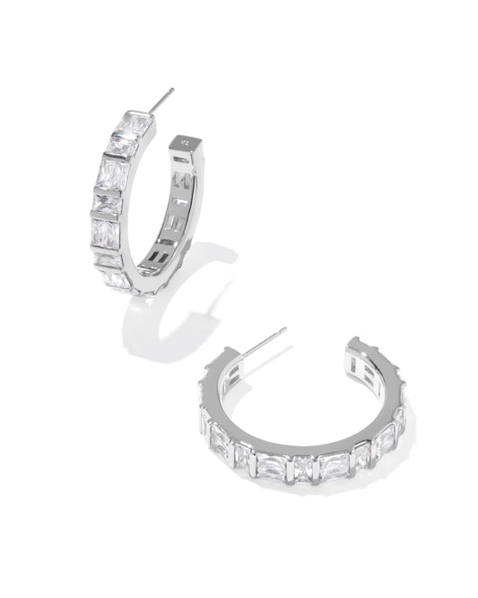 Kendra Scott Jamie Silver Hoop Earrings