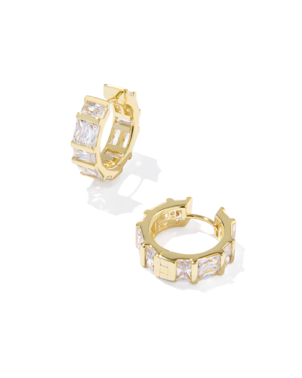 Kendra Scott Jamie Gold Huggie Earrings