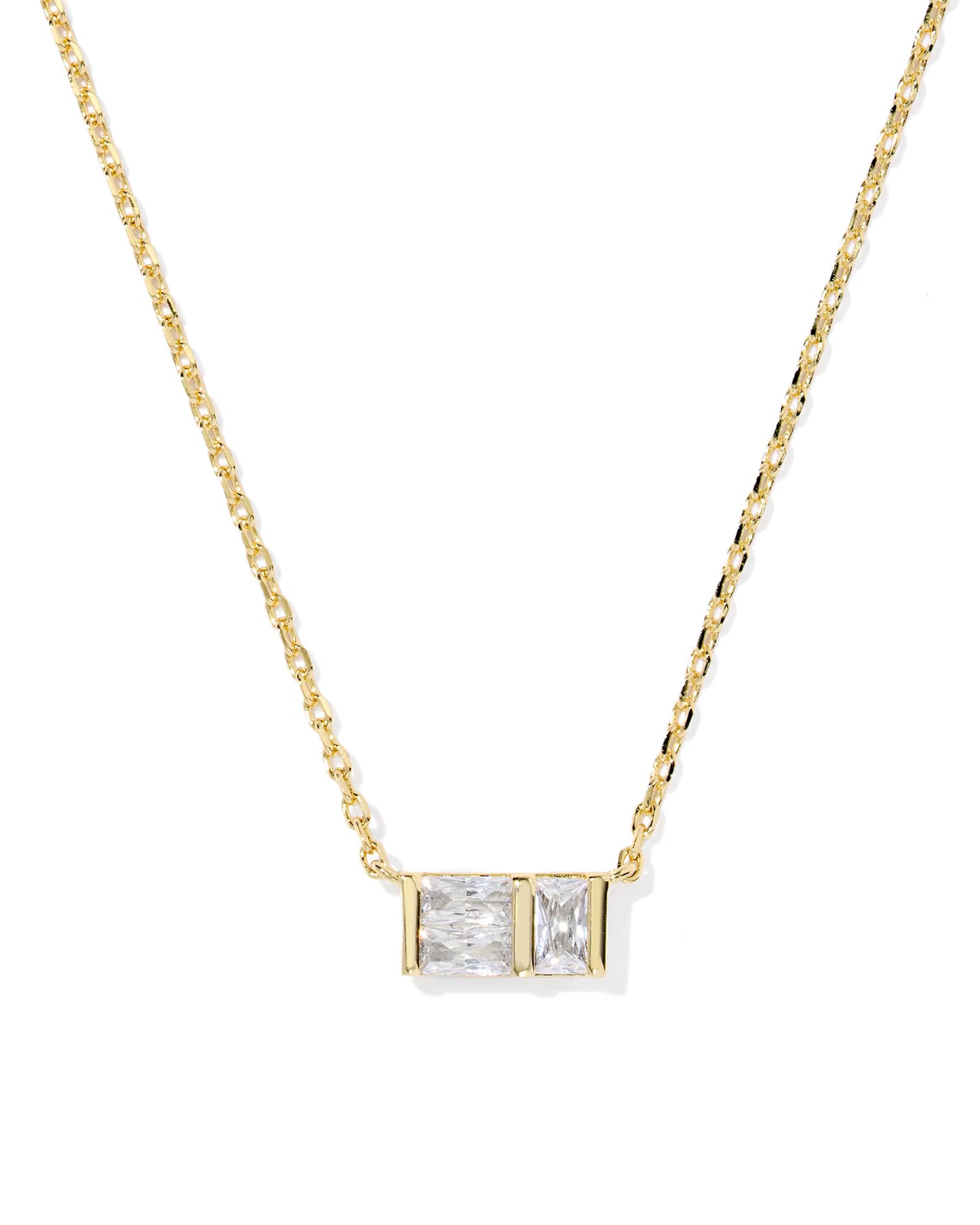 Kendra Scott Jamie Gold Short Pendant Necklace