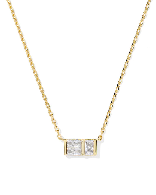 Kendra Scott Jamie Gold Short Pendant Necklace